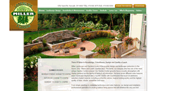 Desktop Screenshot of millerlandscapeandgardens.com